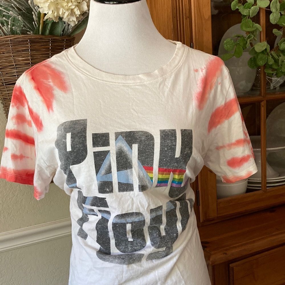Pink Floyd Graphic Tye-Dye Festival Short Sleeve Tee Size M